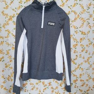Victoria's Secret PINK Half Zip Sweater Pullover